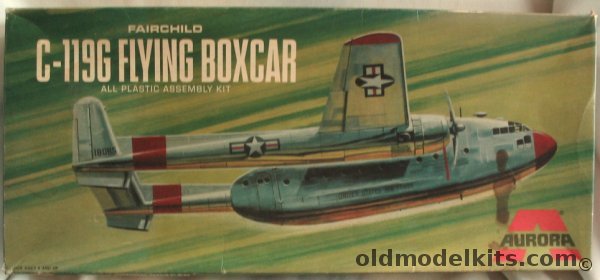 Aurora 1/77 C-119G Flying Boxcar, 393 plastic model kit